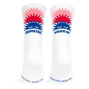 Calcetines Pacific & Co Wake Up Sea White